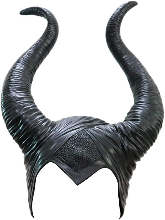 Maleficent Horns Headband Cosplay Black, Evil Maleficent Headpiece Ornament, Woman Fancy Dress Halloween Maleficent Costumes for Adults & Kids