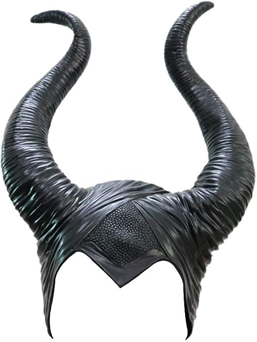 Serre-tête Gothique En Corne De Cerf Plastique - Accessoire Cosplay, Déguisement Ou Décoration Noël - Vert - Longueur 42 Cm
