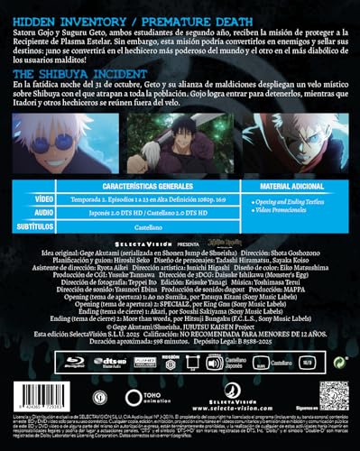 Jujutsu Kaisen Temporada 2 Blu-Ray