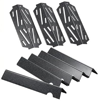 Uniflasy GS4 Genesis 2 Grill Parts for Weber 3 Burner GS4 Genesis II Replacement for Genesis II/II LX 300 SER,Genesis 300 (2022 YRS) Parts for Weber Flavorizer Bar 66032 67095,Heat Deflector 66040