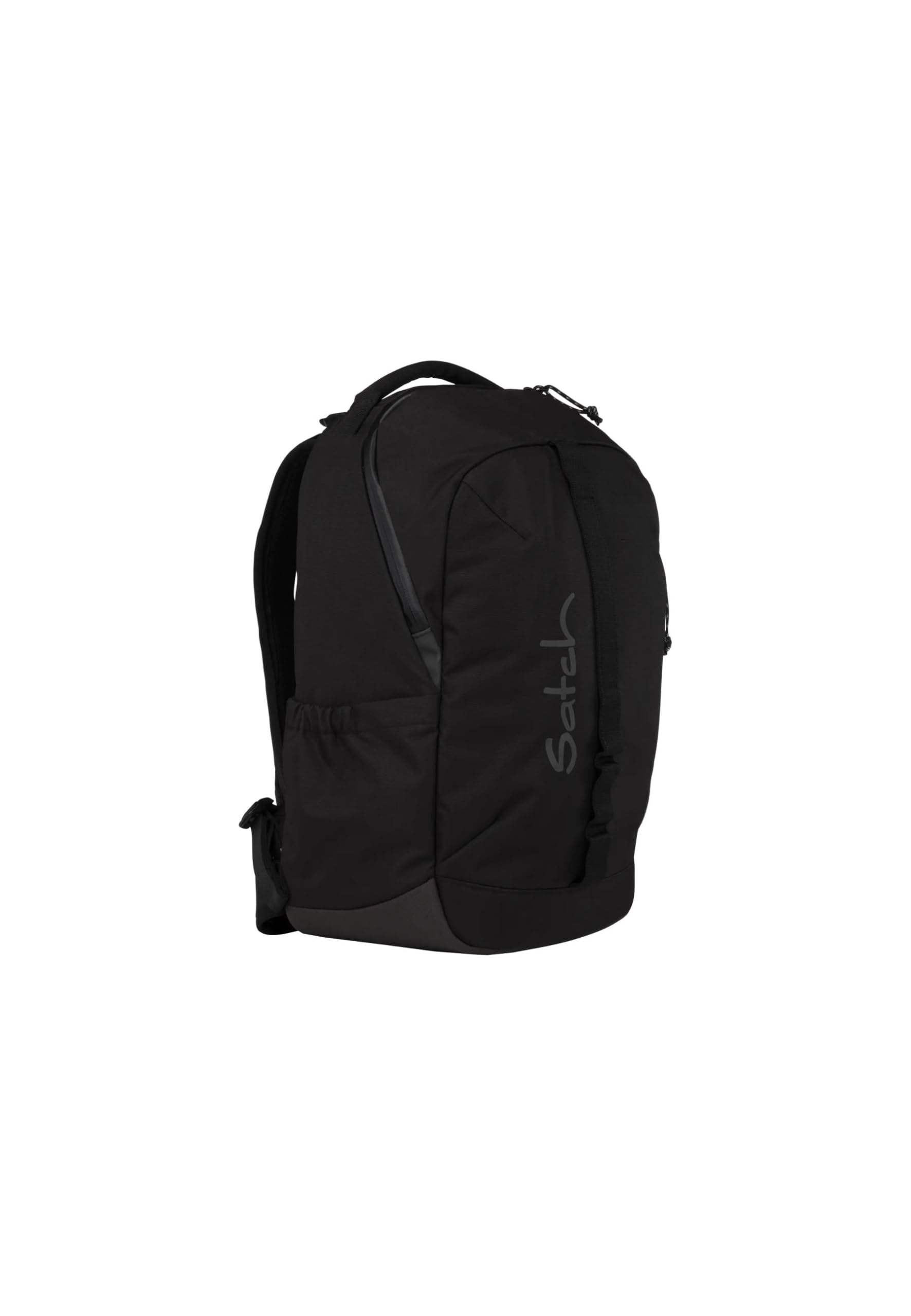 Satch con:next plecak szkolny, ergonomiczny, wodoszczelny, lekki, z kieszenią na laptopa i pudełkiem na zeszyty, Urban Black - czarny, Einheitsgröße, con:next plecak szkolny