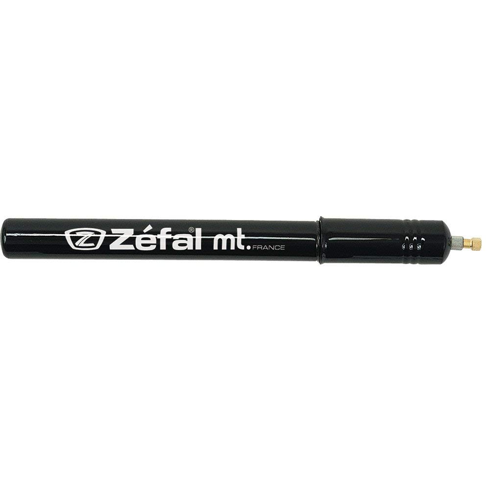 Zefal Mt 323 Aluminium Traditional Pump, 2 Pegs 105 X-Large - 300 mm, Glossy Black
