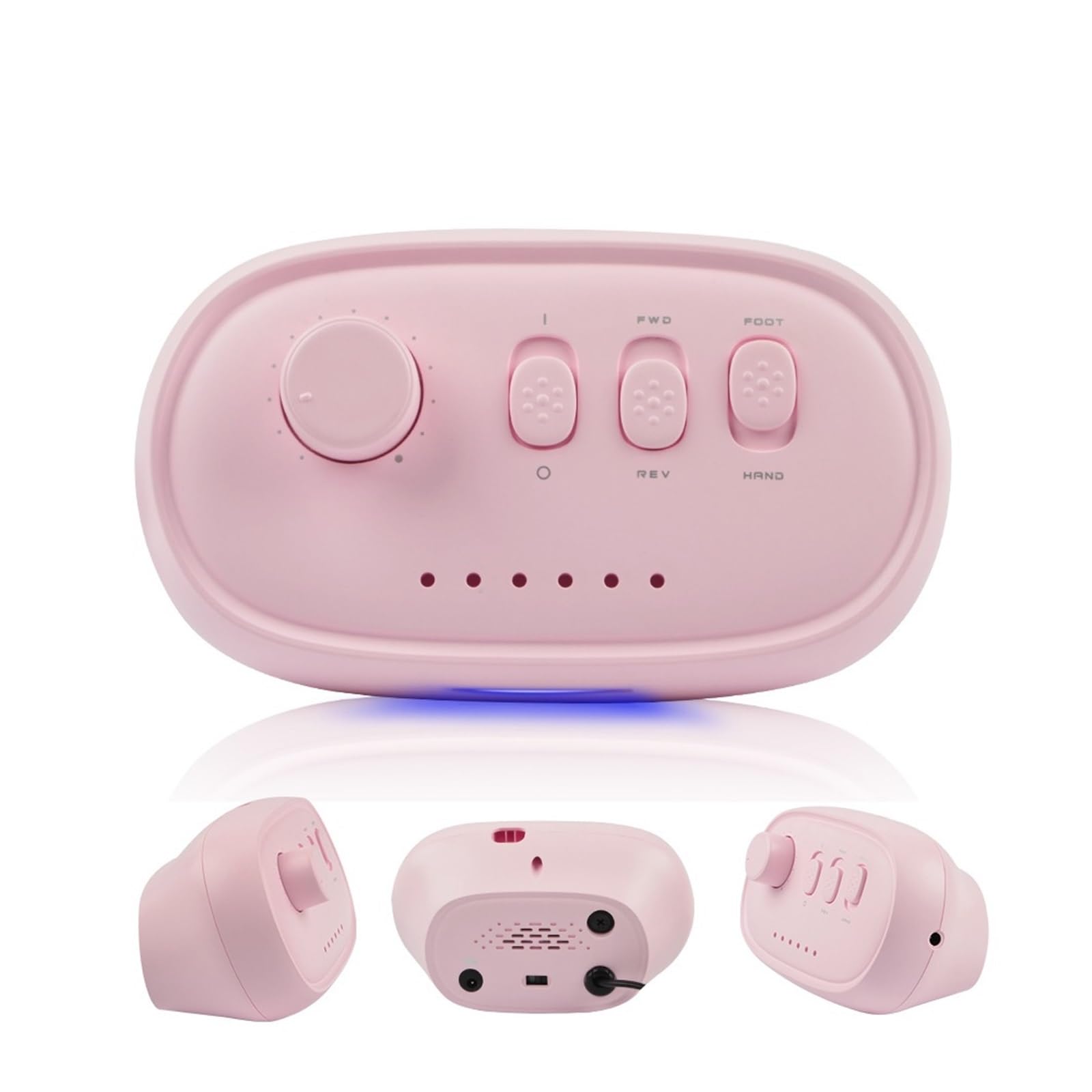 Obcinacz do paznokci, 35000RPM elektryczna wiertarka do paznokci szlifierka do Manicure Pedicure wiertarka do paznokci polerka profesjonalne narzędzie do zdobienia paznokci(Pink)