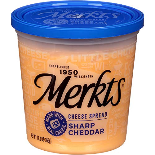 Merkts Sharp Cheddar Spreadable Cheese Cup, 12,9 oz