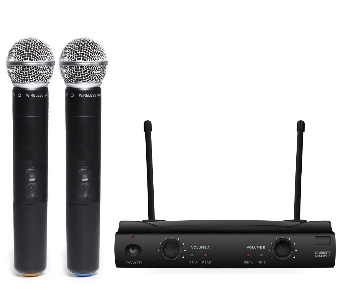 T*G様 プロ仕様UHFワイヤレスマイクシステム Wireless Microp Amazon.com: Professional Dual Wireless Handheld Microphone