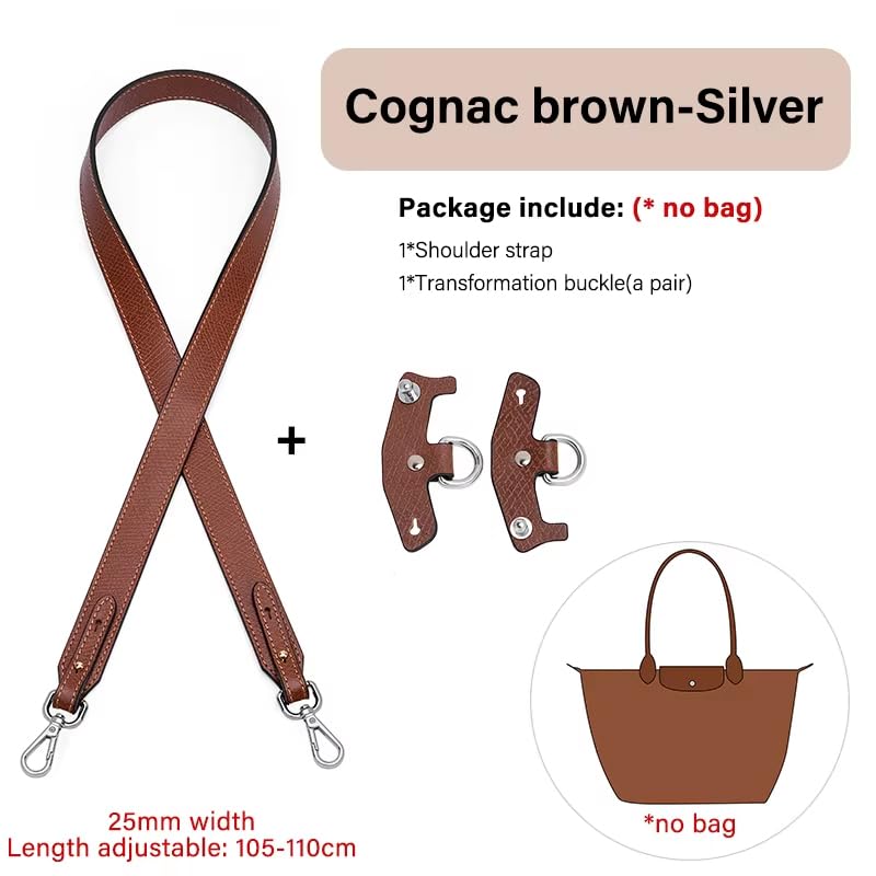 Image of Vachetta Leather Purse Strap Replacement for Longchamp Strap Kit