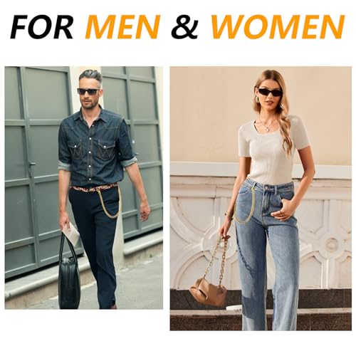 Image of Pants Wallet Chain for Men Women Boy Girl,Heavy Duty Pocket Chain Metal Wallet Keychain Jean Punk