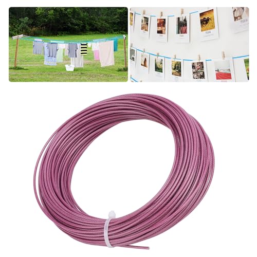 Kit Tensor de Cable de Alambre, Soporte y Sistema de Tensión Duradero de Acero Inoxidable 304 para Jardín, Cable de 30 m y 2 mm miniatura 6