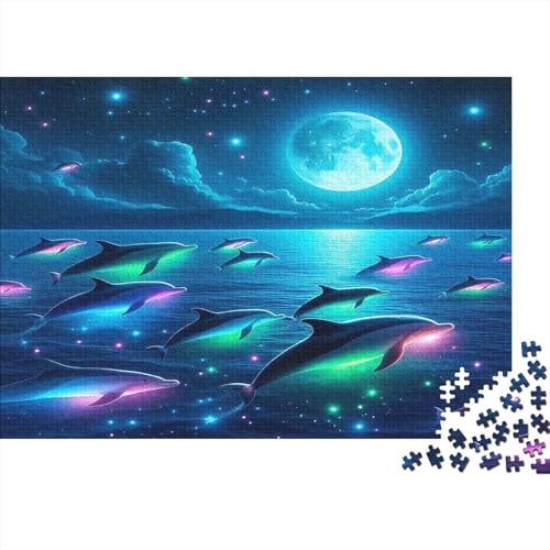 Puzzle de delfín de 1000 piezas, el regalo de artesanía ideal para amigos