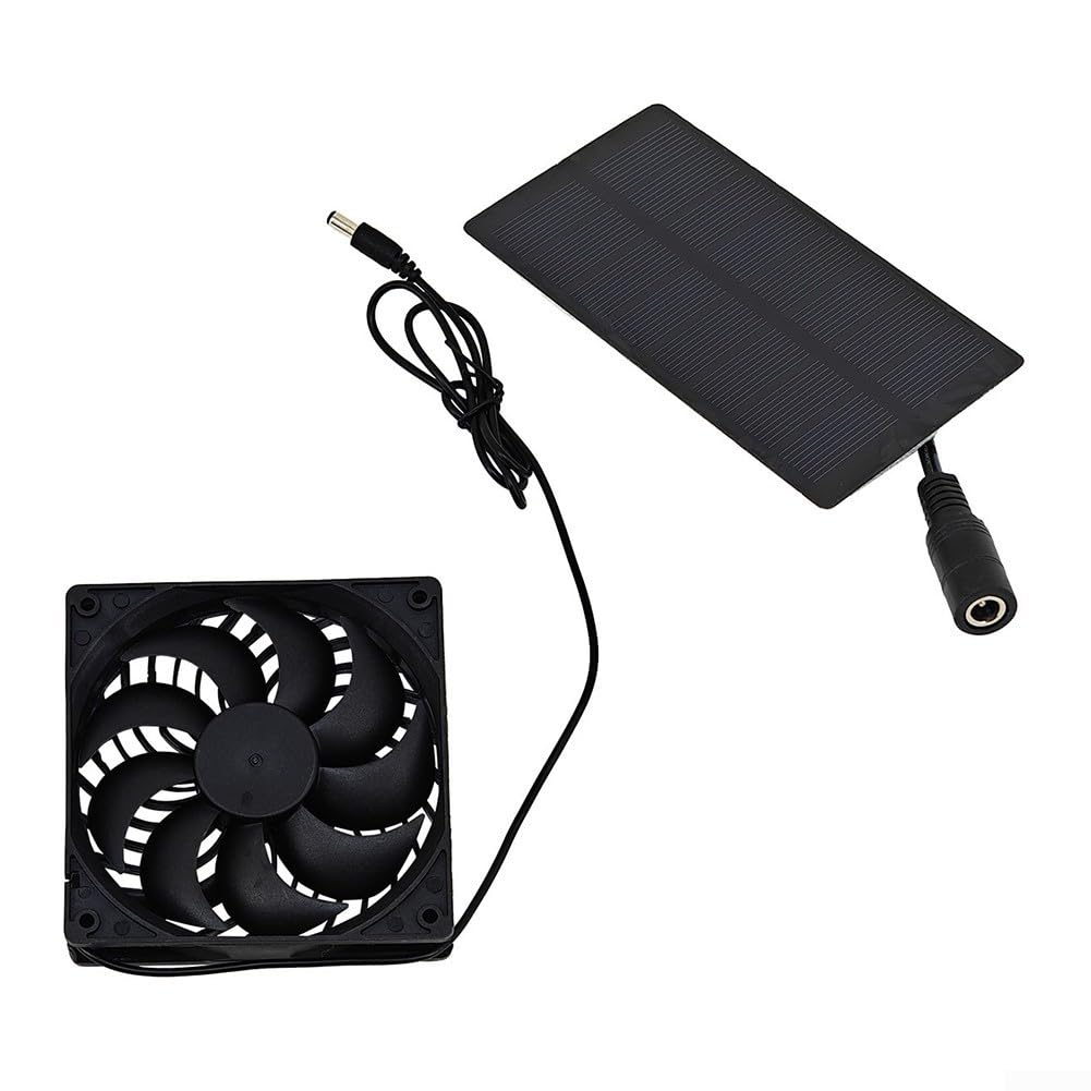 Kit de ventilateur et panneau solaire 100 W 12 V étanche