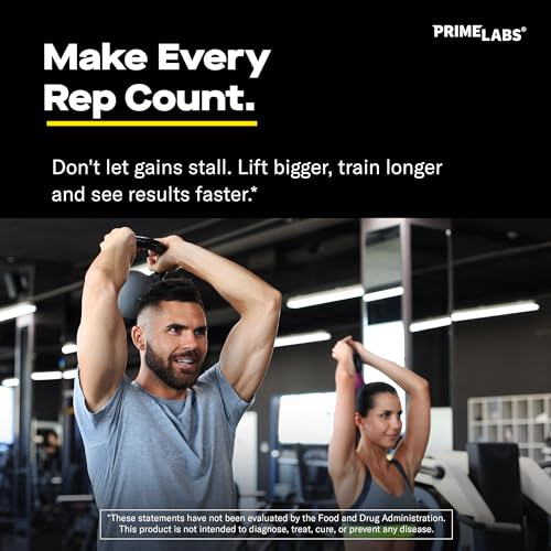 Prime Labs CREATINE-1 Pills - Creatine Monohydrate Capsules For Men & Women - 5G (5000Mg) Pure Creatine Per Serving - Muscle Growth thumb #3