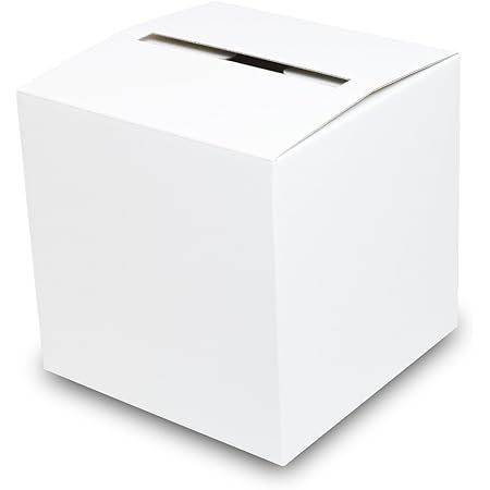 Amazon アンケートボックス 白 25枚セット アンケート回収箱 投票箱 回収box ダンボール 段ボール 紙箱 ダンボール 梱包箱 文房具 オフィス用品 Amazon アンケートボックス 白 25枚セット アンケート回収箱 投票箱 回収box ダンボール 段ボール 紙箱 ダンボール 梱包箱 文房具 オフィス用品