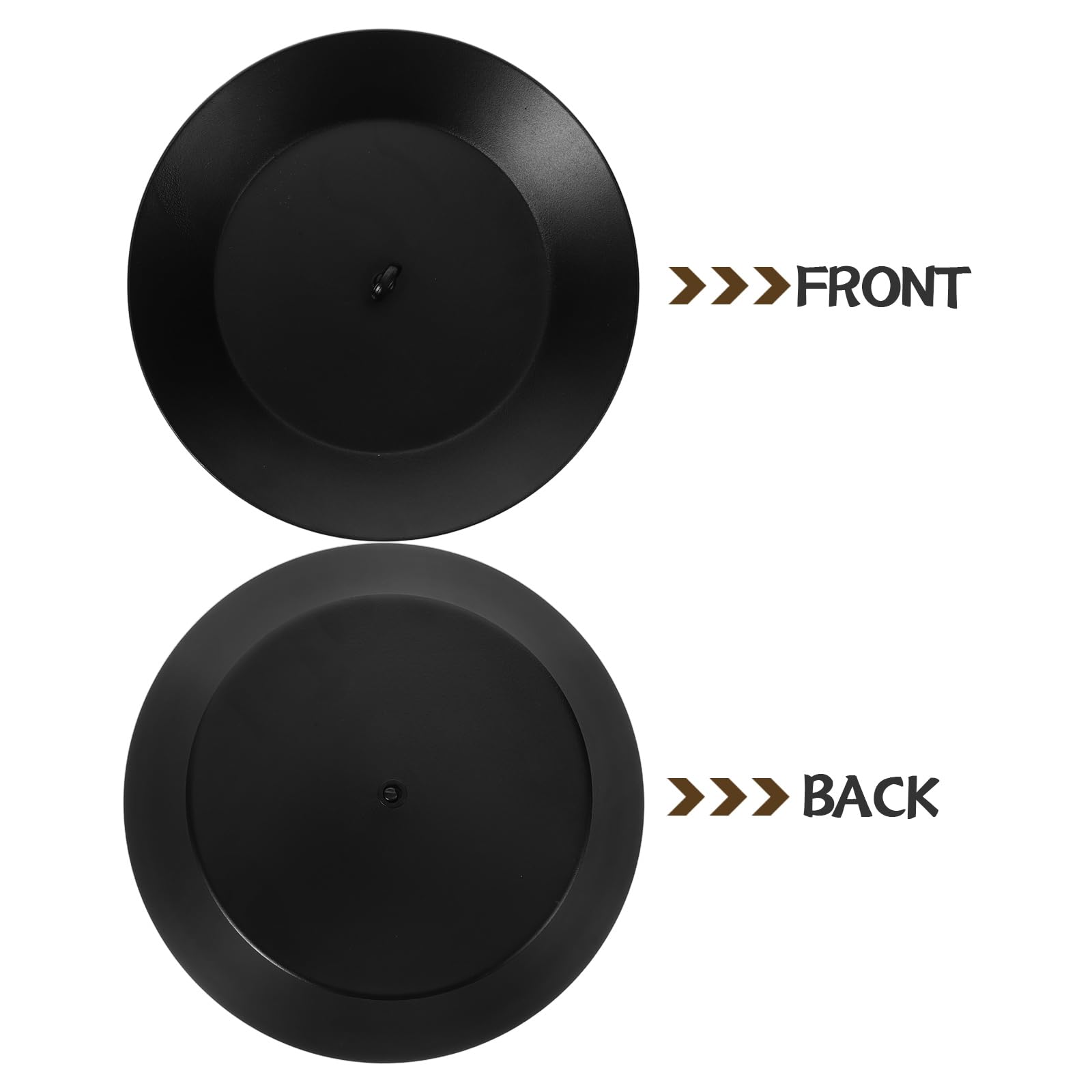 FRCOLOR Bacino Raccoglitore d'Acqua Efficiente per Catena della Pioggia in Lega di Alluminio Nero per Grondaie e Piante, per Esterni e Balconi