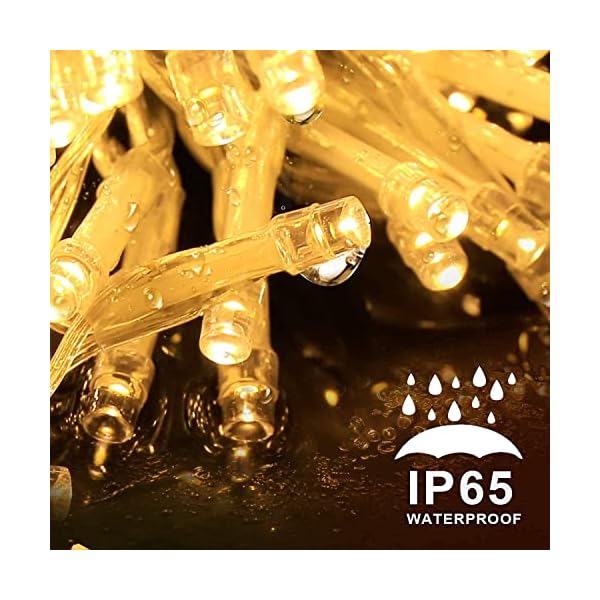 2x6m 50er LED Outdoor Lichterkette Batterie,Micro Lichterketten für Zimmer mit Timer,IP65 Wasserdicht Innen… – Bild 5