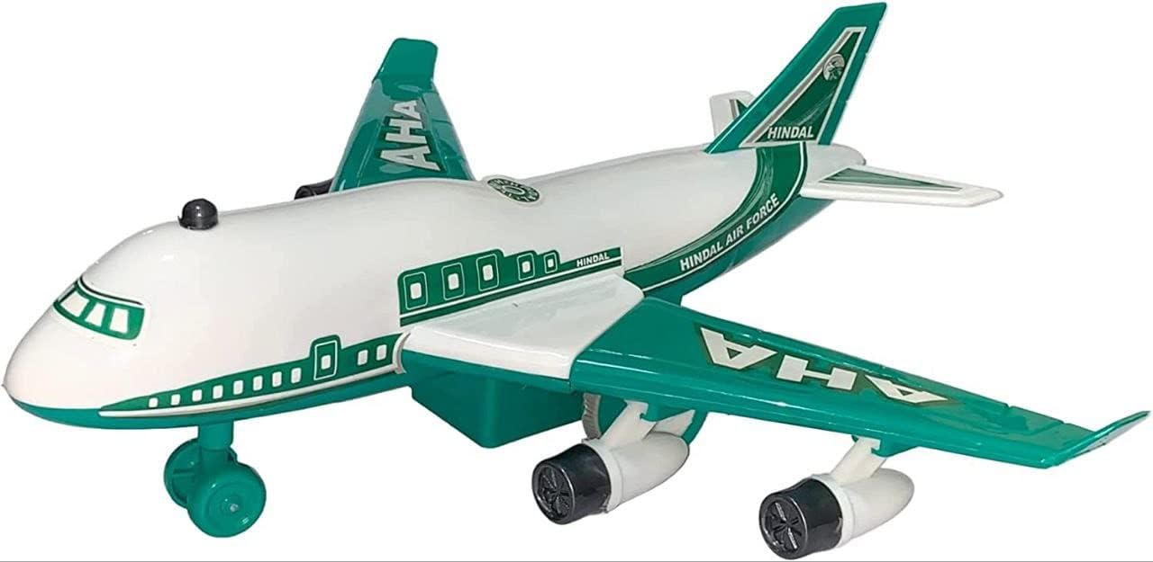 Bluebell Big Size Push & Go Aeroplan with Foldable Wings | Big Size Aeroplan | Works On Wheels | Friction Toys | Toys for Gifting | Suitable for 2 Years+ Kids