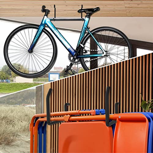 unp-POETISKE-Screw-in-Ladder-Bike-Hooks-Ceiling-Hanger-Wall-Mounted-Bicycle-Chair-Garage-Organization-Heavy-Duty-Vinyl-Coated-4Pack