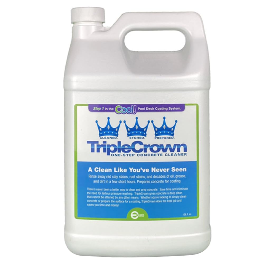 Encore Triple Crown Concrete Pool Deck Cleaner