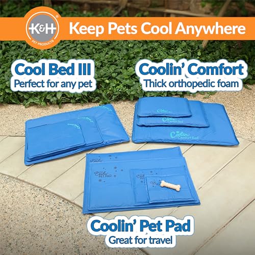 K&H Manufacturing Cool Bed III Cooling Dog Bed, Large, 32-Inch by 44-Inch, Blue by K&H - Image 5