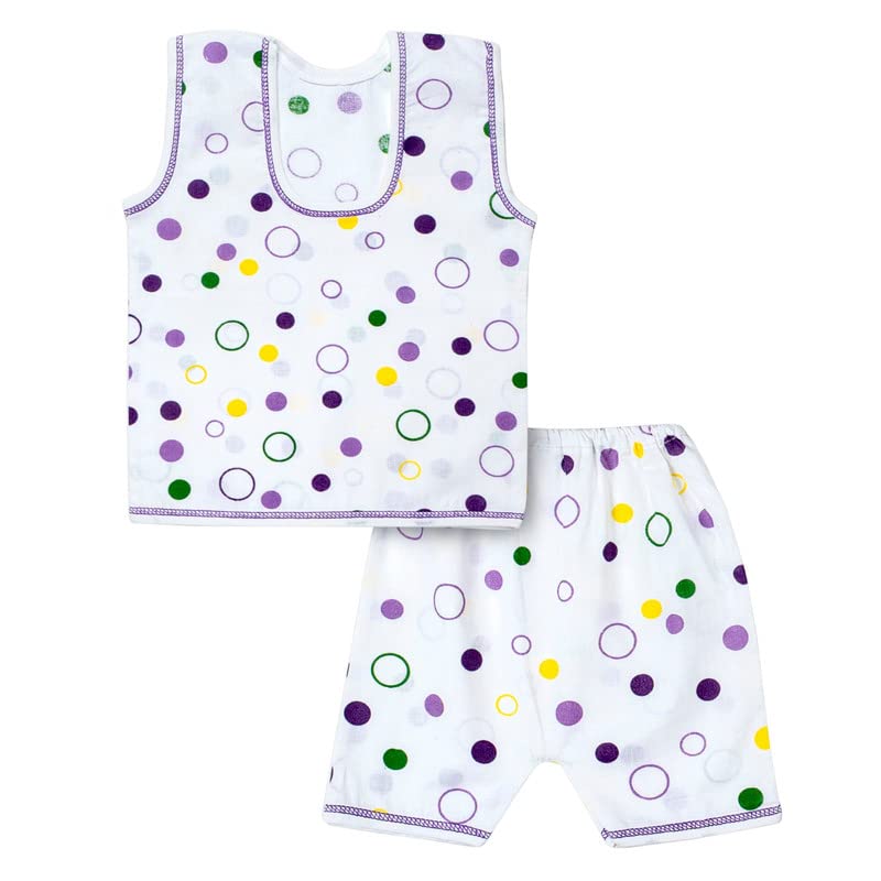 Image of TS LAVI TAVI New Born Baby Clothes Set 0-3 Months - Soft, Breathable, and Multicolor Newborn Clothing Pack of 4