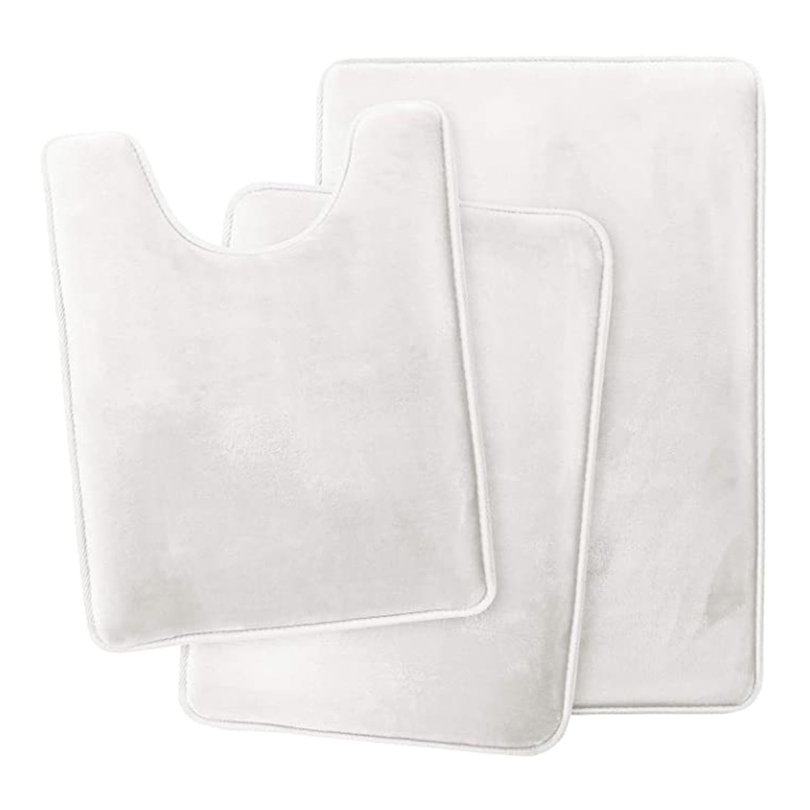 Buxuaaaa Foam Toilet Bath Mat U-Shaped Bathroom Rugs Super Absorbent Nonslip Foot Mats European Shower Carpets Decoration Bathroom Rugs