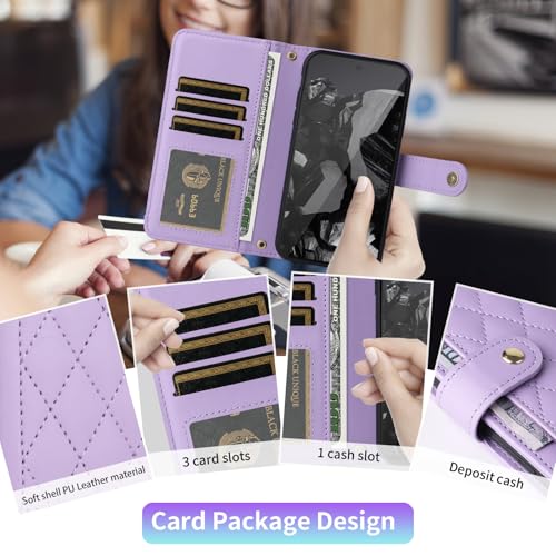 Coque de téléphone pour Google Pixel 9 Pro XL étui portefeuille rabat - 5