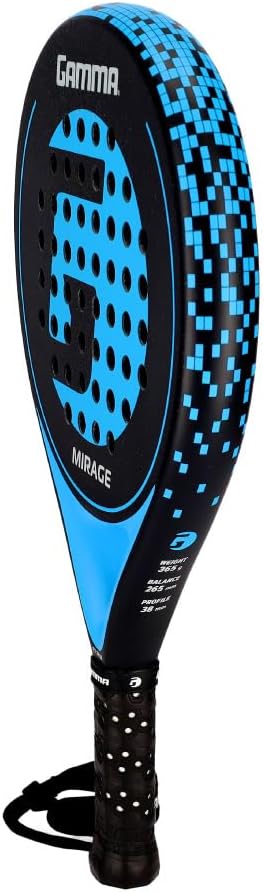 Miniatura 2 de Gamma Mirage - Raqueta de pádel Forma redonda para perdón y maniobrabilidad con gran punto dulce, tacto suave, control mejorado, giro y comodidad