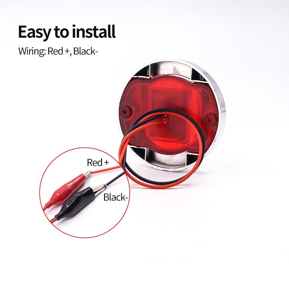 Luci Di Posizione Laterali A LED, 12V 24V, Luci Laterali Per Rimorchio A Doppia Faccia Biancherosse Indicatori Di Direzione Luci Di Ingombro Per Camion Furgoni Autobus Camper E Roulotte 96026398