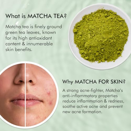 mCaffeine 2% Salicylic Acid Zinc PCA & Matcha Tea Clear Skin Acne Pads | Anti Acne Exfoliating Serum Toner Pads for Acne-Prone Skin | Unclogs... - Image 6
