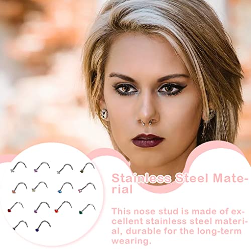 WUUOSSYUIS Garrafas de nariz de meninas estilo simples enfeite facial no corpo decoração nariz paraf