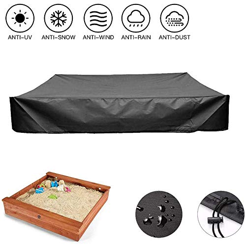 GuoYq Cubierta De La Caja De Arena Protección A Prueba Piscina De Arenero Impermeable 95 Resistente A Los Rayos UV Juguete con Cordón Piscina Pequeña Sombrilla Impermeable