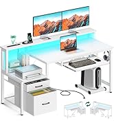 Amazon | AODK パソコンデスク ゲーミングデスク 引き出し&キーボード