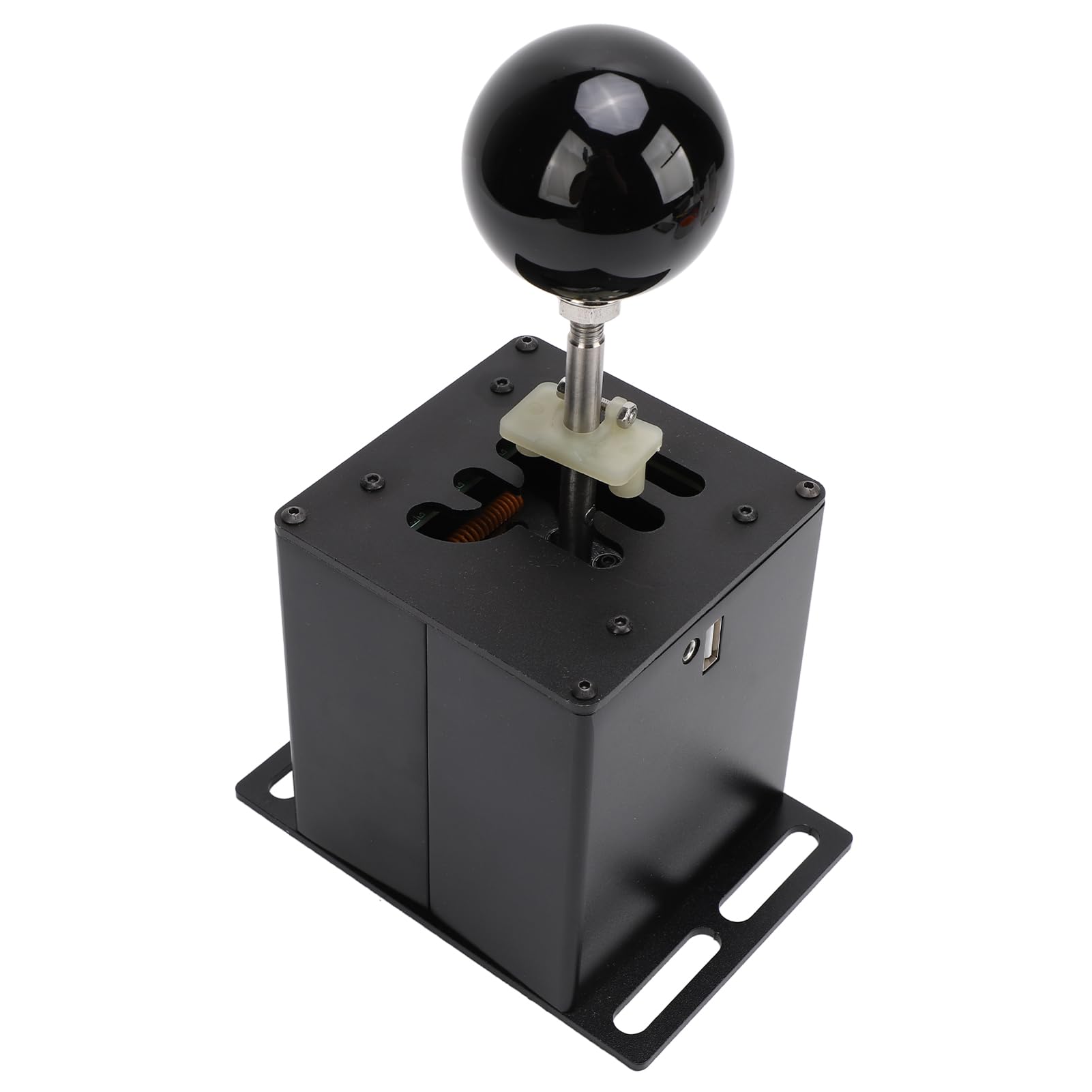 Cocoarm Dźwignia Zmiany Biegów 6 + R PC USB Simulator, Czarna Dźwignia Zmiany Biegów H dla G29 G27 G25 G920 T300RS, Realistyczne Wrażenia Wyścigowe z 6 Biegami