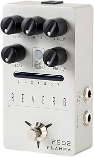 7 Classic Reverb Effects Room, Hall, Church, Cave, Plate, Spring, Mod. Each of them is also a storable preset slot that can used to edit and save as your own sound. Stereo High-quality stereo input and output. 7 Presets Storable preset slot for each ...