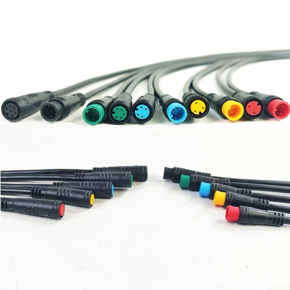 Connettore impermeabile a 6 pin, perfetto per connessioni bici elettriche (maschio a 6 pin)