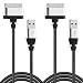 Produktbild 2er Pack - 2 Meter lang 30-Pin USB Kabel mit Aluminiumgehäuse-Anschlüssen und Nylon umflochtenes verwicklungssicheres draht