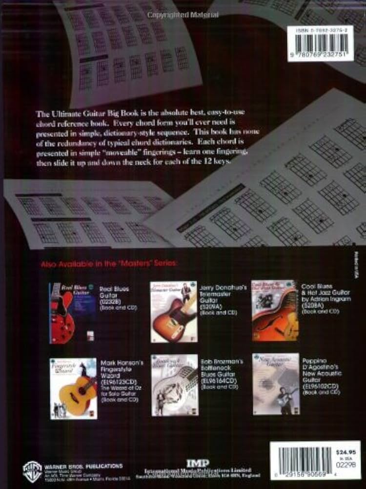 The Ultimate Guitar Chord Big Book: Over 100,000 Chords