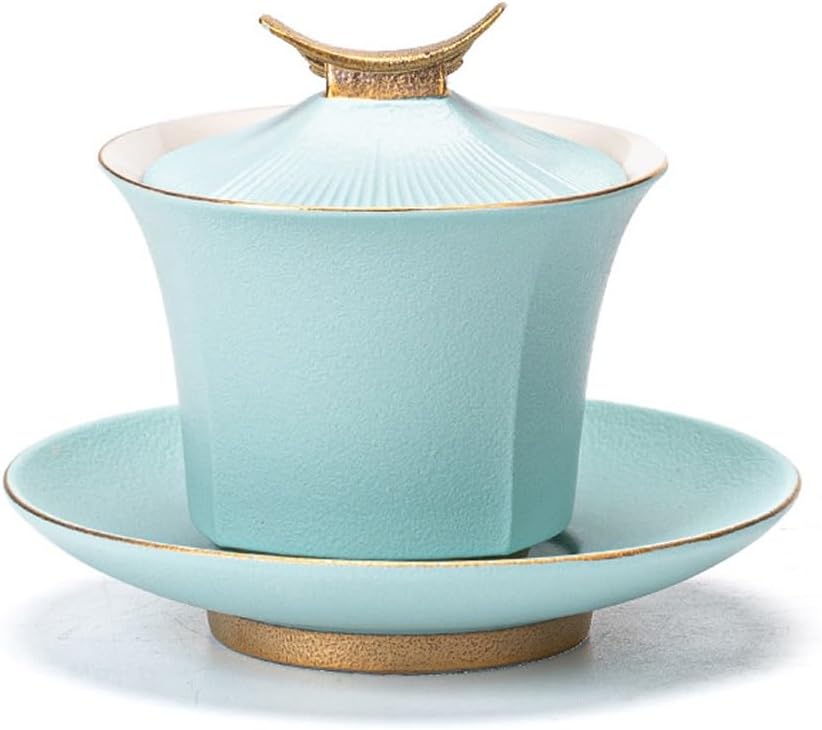 Ceramic Gaiwan Traditional Tea Lid Set Tureen Maker Cover Bowl Equipment
