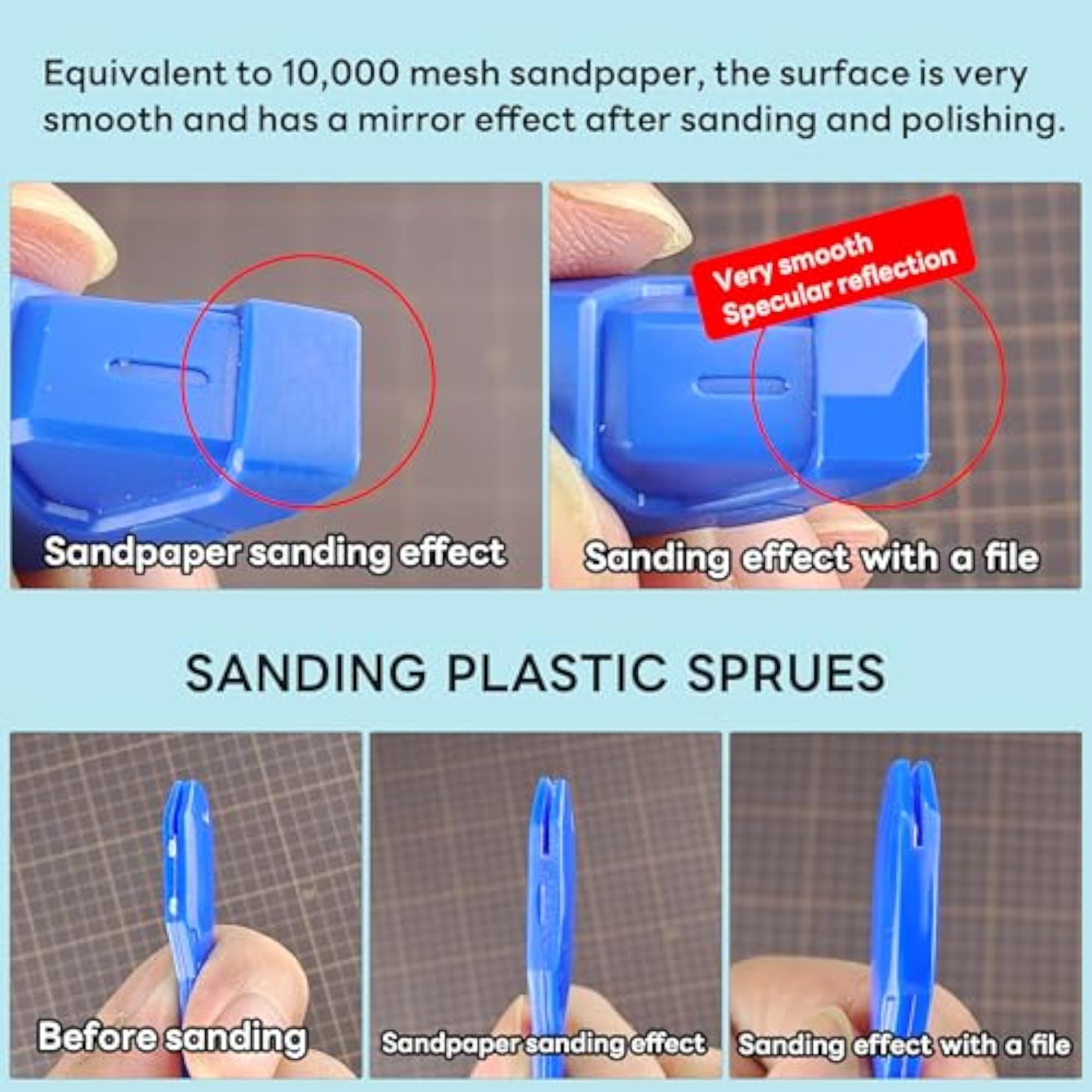 Hobby Model Polishing Tools 4 PCS