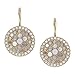 Fossil Vintage Glitz Crystal Drop Stud Earrings