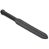 MASTER SERIES Stung Dual Tip Silicone Tawse BDSM Paddle. Spanking Paddle Tool, Flogger Sex Whips and Sex Bondage Toys for Adult Women, Men and Couples. 15 Inches Long, Black