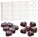 Rosenstein & Söhne Pralinenform: 3D Schokoladen-Gussformen-Set