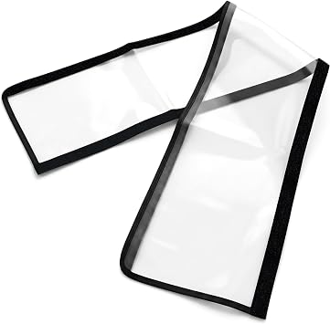 GenTent Clear Vinyl Apron Accessory - Protects Generator Electrical Panel | Flame-resistant marine grade clear vinyl keeps controls visible; tool-free fit for adding to GenTent Original size canopies.