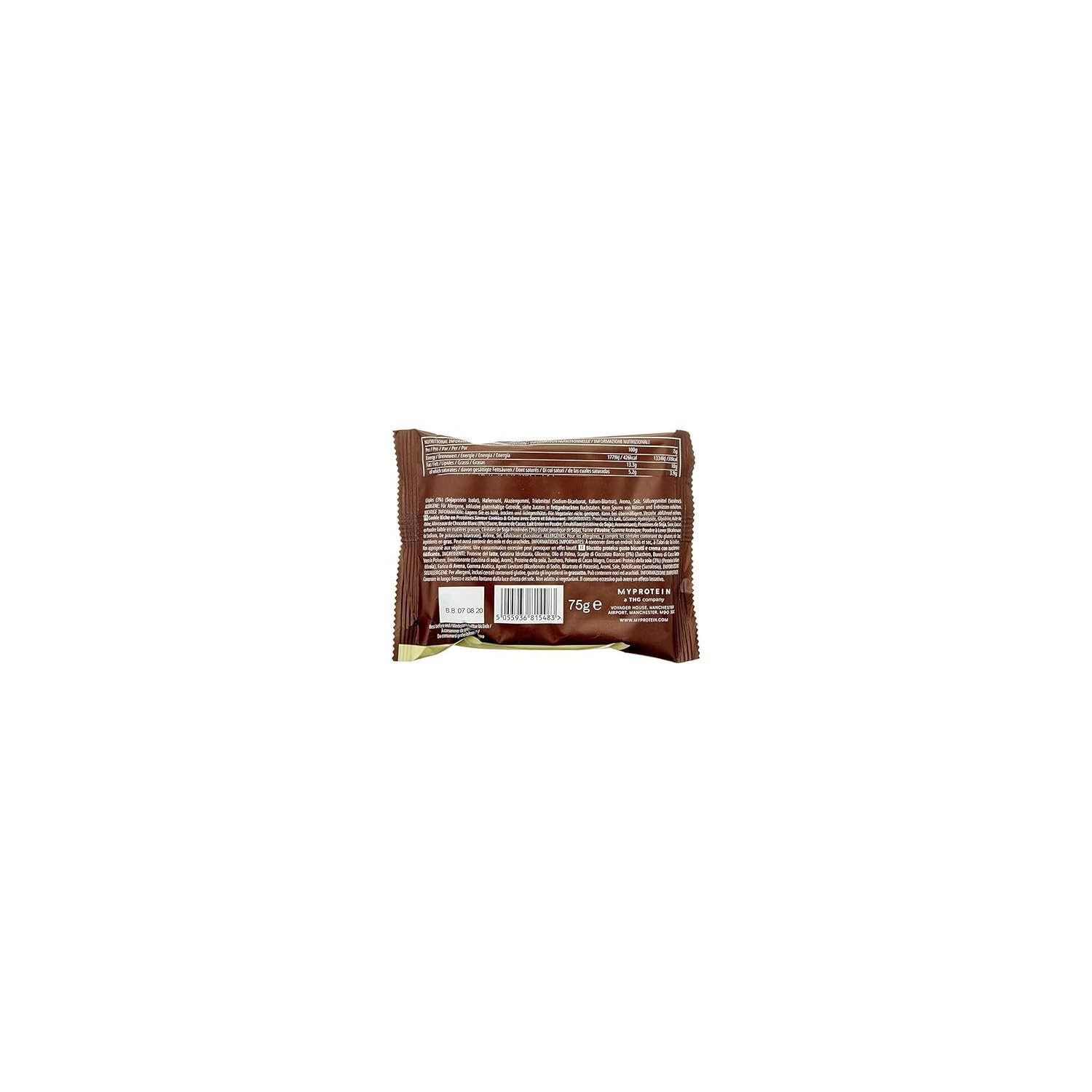 Myprotein Cookie Protéiné Saveur Cookies & Crème 12 x 75 g
