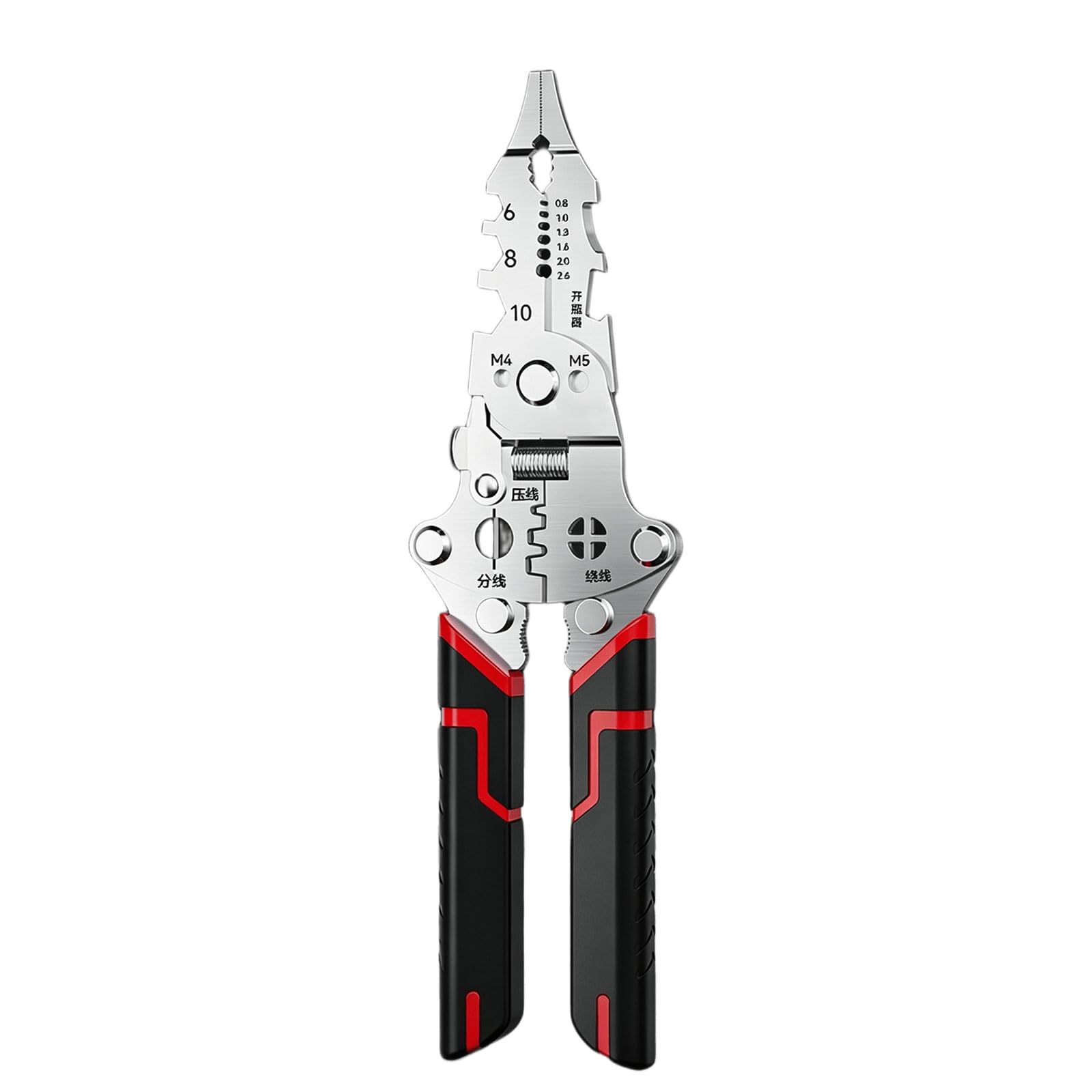 Geavonyg D Multifunction Electrical Wire Crimping Plier Crimper Plier Cable Electrical Crimping Tool Electrician Pliers Stripper Tool