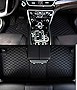 ZYCHUANGYING Floor Mats for Porsche Cayenne 2018-2021-Newest Car Mats Customized All Weather Front & Rear Liner Black with Black Stitching