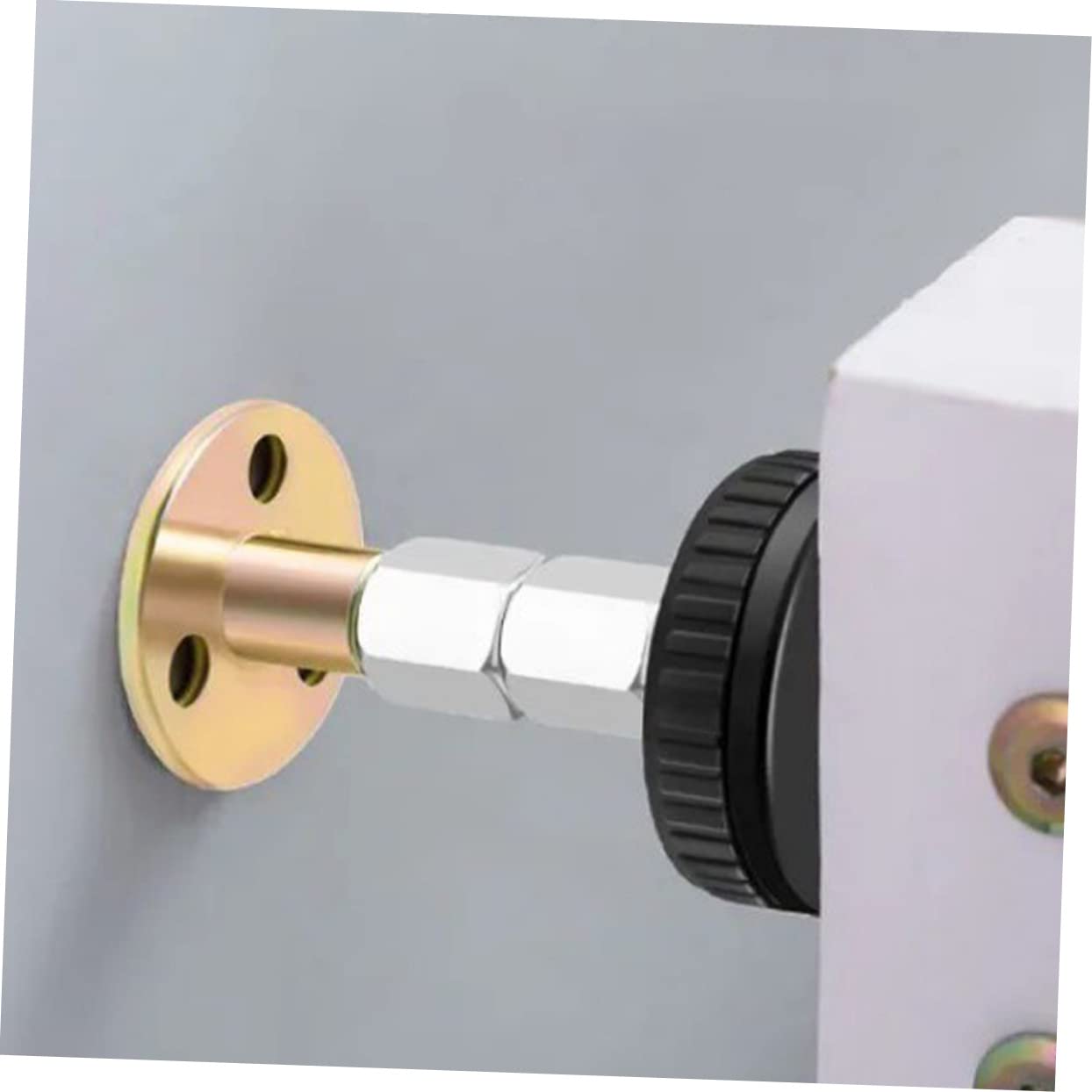 ABOOFAN 4Pcs Adjustable Threaded Bed Fixers Bed Shake Tool Headboard Stoppers for Stability Fits Gaps for Squeaky Bed Frame