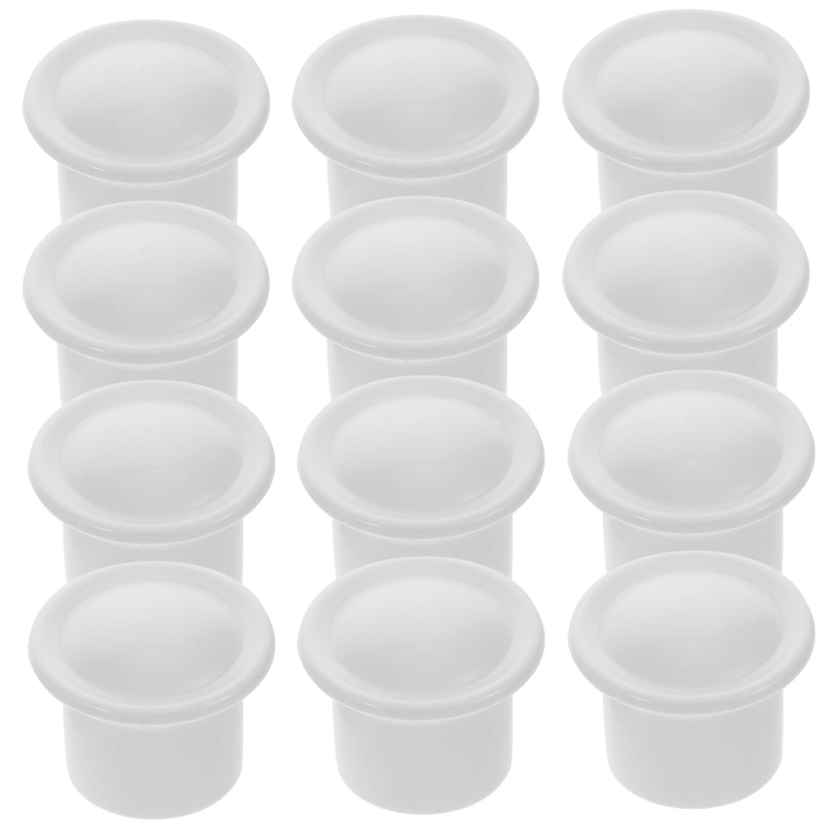 RORPOIR 95pcs Curtain Rod End Caps Decorative Roman Rod Finials Easy Installation Thickened Design Versatile Use for Window Curtains