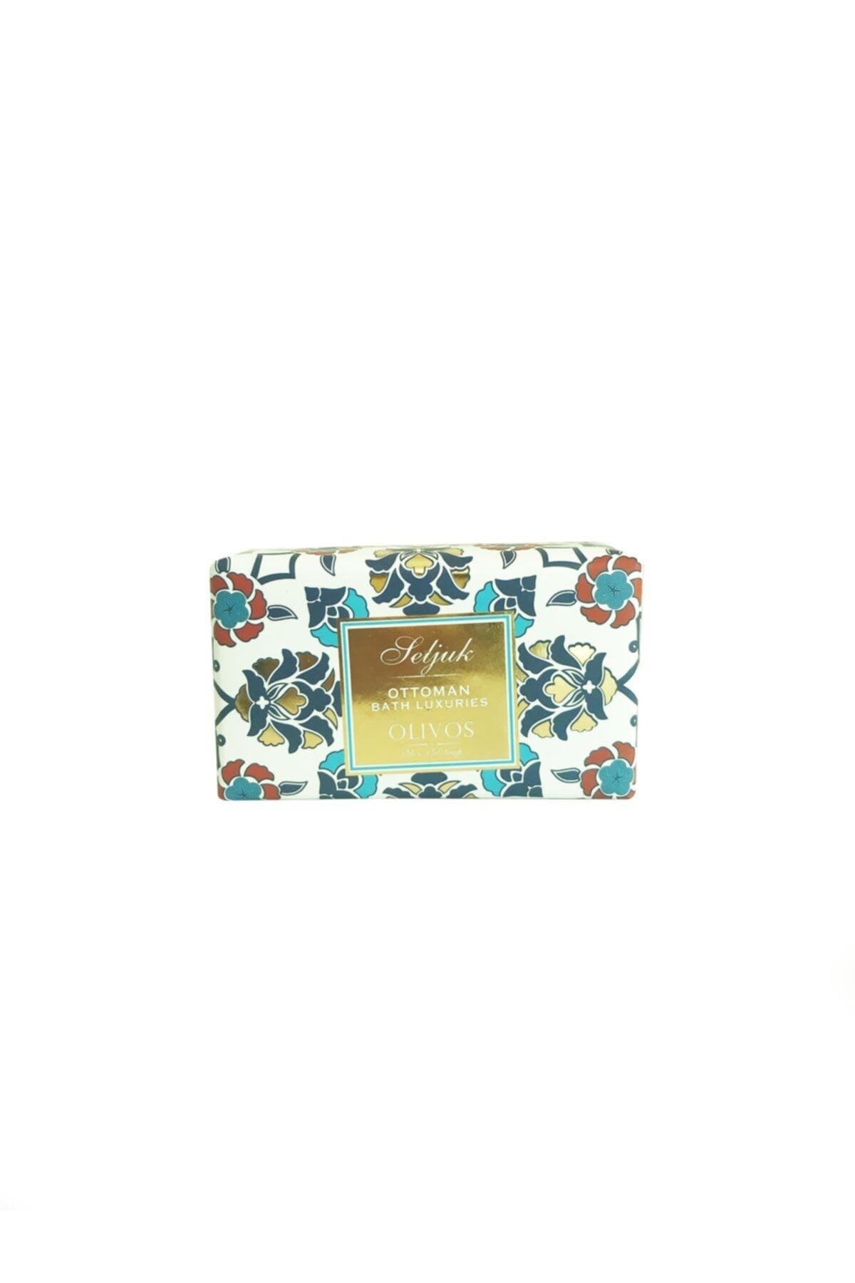Olivos Hamam Serisi Zeytinyağlı Katı Sabun - Geleneksel Hamam Kokulu Kalıp Sabun - Osmanlı Hamamı Geleneklerinden İlham Alan Doğal Cilt Bakımı, 250 gr (Seljuk)