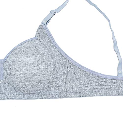 Big Girls Wireless Lightly Padded Training Beginner Bras and Underwear Set3