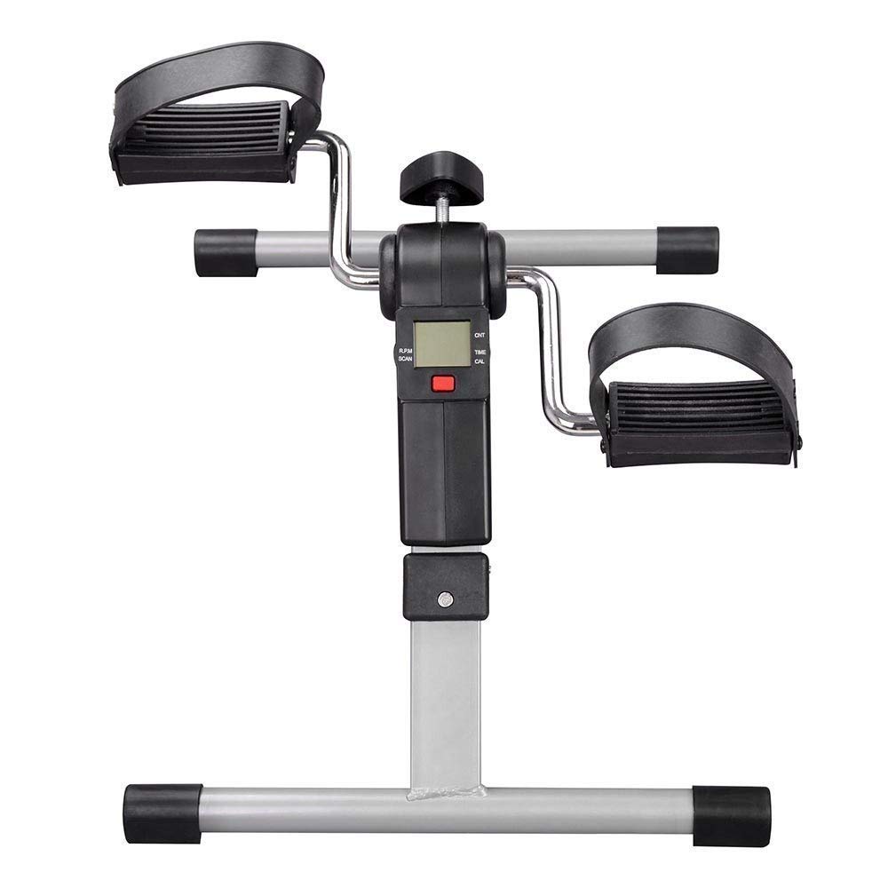 BLEQYS® Mini Bike Digital Pedal Exerciser | Home Exercise Equipment | Mini Cycle for Home Workout with Fixing Strap, Adjustable Resistance & LCD Display-image-24
